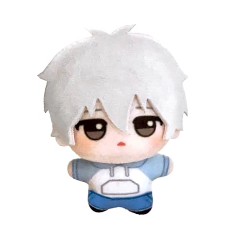 Gooyeh Seishiro Nagi Plush Anime Blue Lock Soft Figur Anime Rin Itoshi Pillow SAE Itoshi Keychain Cartoon Soft Pillow Cushion Car Bag Home Decoration Pendant Sammlerstück 10CM von Gooyeh