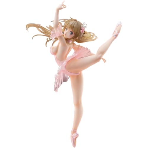 Gooyeh Swan Girl Figur, Anime DreamTech Swan Girl Statue Modell, Stehendes Modell Tanzendes Modell, Anime Sammlerstücke Desktop Dekorationen, 32CM von Gooyeh