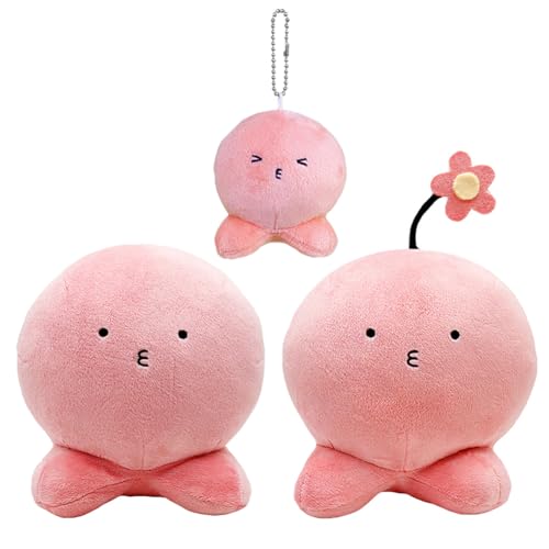 Gooyeh Takopii Plüschfigur, Anime, weich, gefüllte Takopii-Figur, 26 cm, niedlicher Cartoon, pelzige Tasche, Schlüsselanhänger, Dekoration, 3 Stück Gooyeh Takopii Plüschfigur, Anime, weich, gefüllte Takopii-Figur, 26 cm, niedlicher Cartoon, pelzige Tasche, Schlüsselanhänger, Dekoration, 3 Stück von Gooyeh