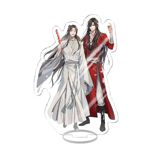 Gooyeh Tian Guan Ci Fu Anime Figuren Xie Lian/Hua Cheng Doppelseitigen Druck Acryl Desktop Plakette Ornamente Nach Hause Dekoration Modell Sammlung Geschenk 16cm von Gooyeh