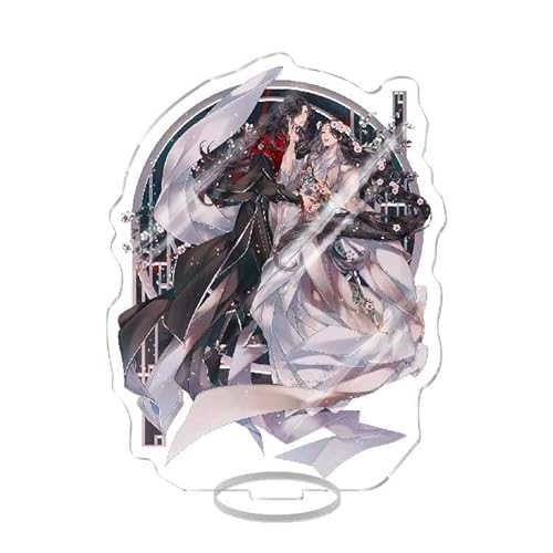 Gooyeh Tian Guan Ci Fu Anime Figuren Xie Lian/Hua Cheng Doppelseitigen Druck Acryl Desktop Plakette Ornamente Nach Hause Dekoration Modell Sammlung Geschenk 16cm von Gooyeh