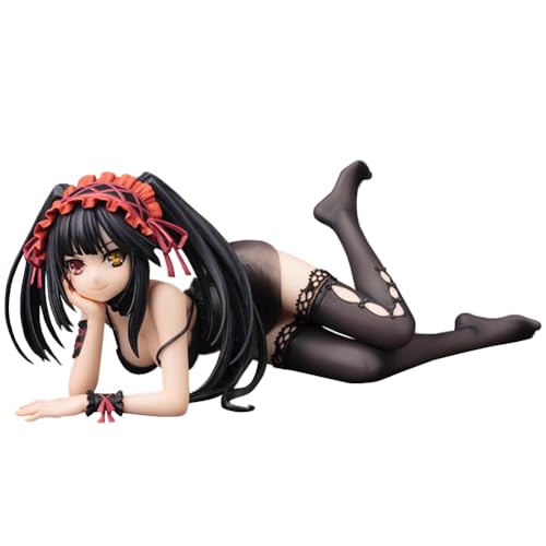 Gooyeh Tokisaki Kurumi Figur Date A Live Anime Figur Pyjamas Liegend Haltung Action Figuren PVC Statue Dekorationen Sammlung Skulptur Modell Geschenk 19cm von Gooyeh