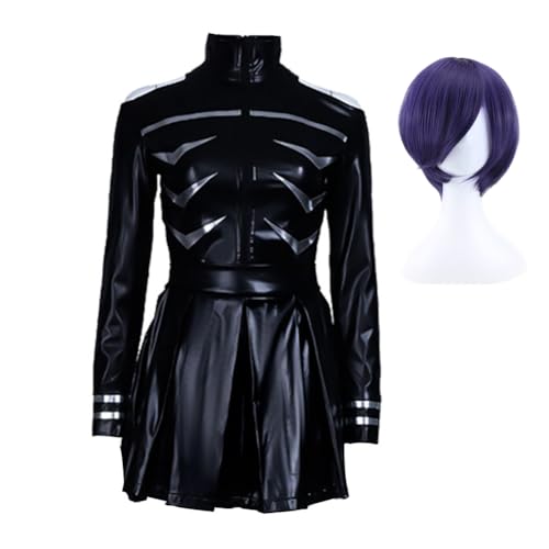 Gooyeh Tokyo Ghoul Cosplay Kostüm Kirishima Tōka/Kaneki Ken Anime Kostüm Kind Erwachsene Cosplay Kostüm Comic-Con Thema Party Maskerade Ball Halloween Cosplay Kostüm Komplett Set von Gooyeh