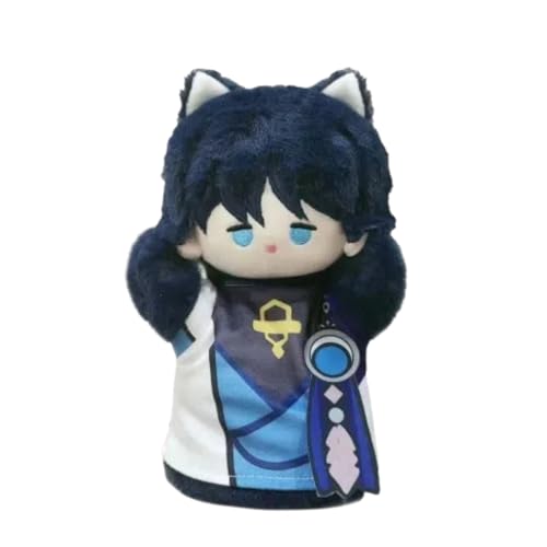 Gooyeh Venti Plüschfigur Anime Furina Plüsch Handpuppe Cosplay Anime Finger Puppet PP-Baumwolle ZhongLi/Kamisato Ayaka Cute Manga Charakter Plüsch-Requisiten für Geschichtenerzähler 25CM von Gooyeh