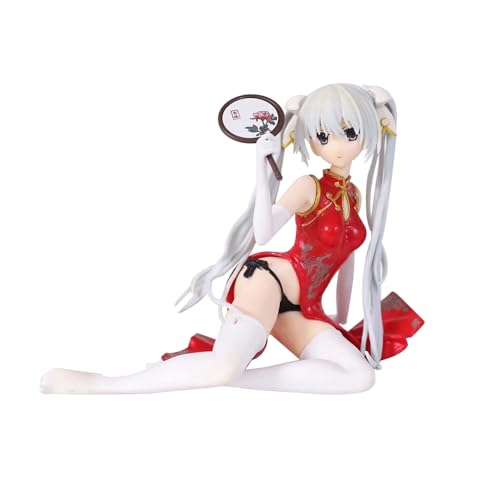 Gooyeh Yosuga no Sora Figur Anime Japanische Figur Kasugano Sora Cartoon Mädchen Modell Sitzende Skulptur Anime Spielzeug Statue Desktop Ornament Collectible Gifts 12CM von Gooyeh