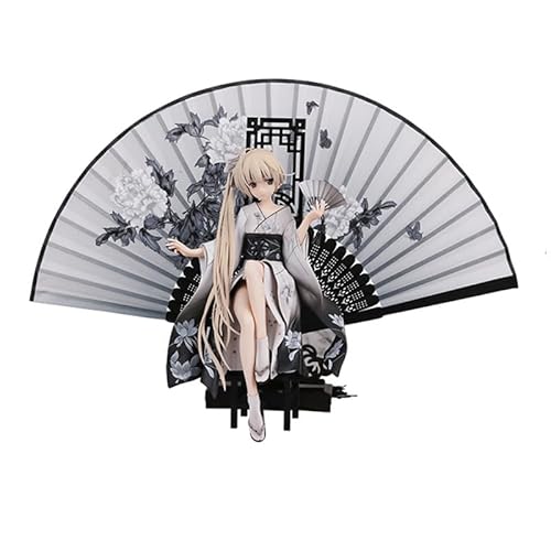 Gooyeh Yosuga no Sora Figur Kasugano Sora Anime Figuren schwarz Kimono sitzende Statue verpackt Modell Sammlung nach Hause Dekorationen Geburtstagsgeschenk 22cm von Gooyeh