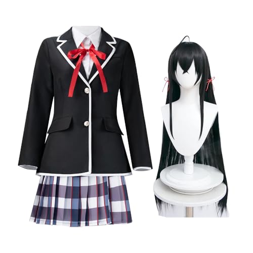 Gooyeh Yukinoshita Yukino Cosplay Kostüm My Teen Romantic Comedy SNAFU Cosplay für Mädchen Schule Uniform Full Set Halloween Party Cosplay Outfit von Gooyeh