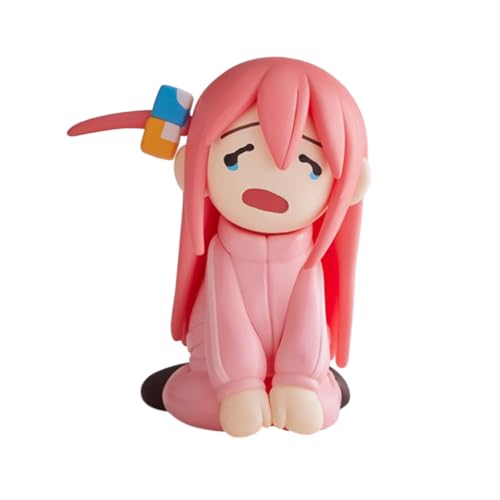 Gotō Hitori Figuren, Anime Bocchi The Rock Figur, Anime Figur, 10cm, Kniend, Weinendes Gesicht, Charaktermodell, Auto Dekorationen, Sammlerstück von Gooyeh