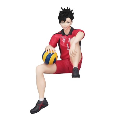 Gooyeh Anime Haikyuu Figuren Kuroo Tetsurou Sitzende Figur Anime Model Anime-Figur PVC Anime-Actionfigur Sammlerstücke Desktop Ornament 14cm von Gooyeh