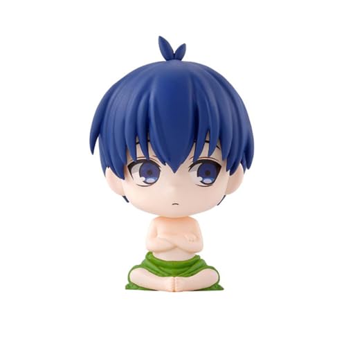 Isagi Yoichi Figure Anime Blue Lock Seishiro Nagi Look Up Figure Sitzende Actionfigur Nudelstoppter REO Mikage Statue Auto Desktop Sammlung Geschenk Für Fans 7CM von Gooyeh