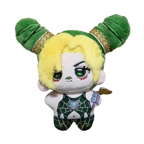 Joseph Joestar Figure Soft Plush Pillow, 10CM, Cujoh Jolyne Stuffed Pendant Keychain Anhänger, Kakyōin Noriaki, Anime Soft Figure Hug Pillow Pendant, Schultasche Dekoration von Gooyeh