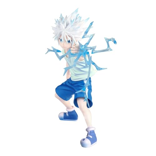 Killua Zaoldyeck Figur, Anime Action Figuren, Anime Killua Zaoldyeck Model Statue, Desktop Dekoration, Sammlerstücke Geschenke für Anime-Fans,13CM von Gooyeh