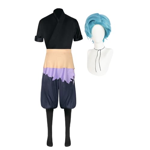 Oshi no Ko Cosplay Kostüm Hoshino Akuamarin Cosplay Oberteile Hosen Schürzen Socken Accessoires Halloween-Rollenspiel-Kostüme Set von Gooyeh