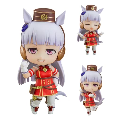 Pretty Derby Figur Anime Gold Ship Figuren PVC Anime Charakter Modell Pretty Derby Gift Desktop Ornamente Sammelfigur für Fans 10 cm von Gooyeh