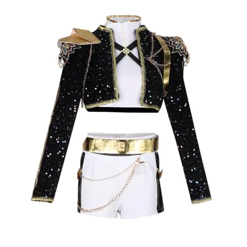 Rumi Cosplay Kostüm Outfit Anime Mira Zoey Cosplay Rollenspiel Uniform Komplettset Halloween Party Karneval Dress Up für Frauen Rumi Cosplay Kostüm Outfit Anime Mira Zoey Cosplay Rollenspiel Uniform Komplettset Halloween Party Karneval Dress Up für Frauen von Gooyeh