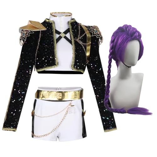 Rumi Cosplay Kostüm Outfit Anime Mira Zoey Cosplay Rollenspiel Uniform Komplettset Halloween Party Karneval Dress Up für Frauen Rumi Cosplay Kostüm Outfit Anime Mira Zoey Cosplay Rollenspiel Uniform Komplettset Halloween Party Karneval Dress Up für Frauen von Gooyeh