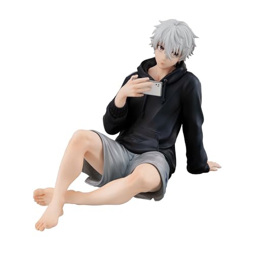 Seishiro Nagi Figur Anime Blue Lock Statue PVC Modell Anime-Skulptur in sitzender Position Auto Dekoration Anime Geschenk Sammlerstücke 9CM von Gooyeh