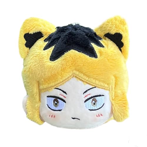 Tobio Kageyama Plush Anime Haikyuu Soft Figur Anime Kozume Kenma Pillow Yu Nishinoya/Tsukishima Kei/Miya Atsumu Keychain Cartoon Soft Pillow Cushion Car Bag Home Decoration Pendant Sammlerstück 10CM von Gooyeh