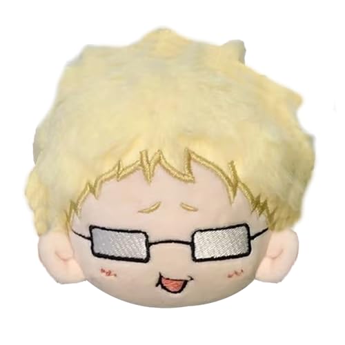 Tobio Kageyama Plush Anime Haikyuu Soft Figur Anime Kozume Kenma Pillow Yu Nishinoya/Tsukishima Kei/Miya Atsumu Keychain Cartoon Soft Pillow Cushion Car Bag Home Decoration Pendant Sammlerstück 10CM von Gooyeh