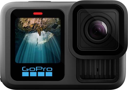 GoPro HERO13 Black Action Cam 5.3K, 4K, 2.7K, Full-HD, Bluetooth, Dual-Display, Touch-Screen, Staubg von Gopro