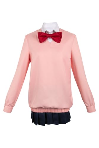 Gosbeliy Dandadan Cosplay Momo Ayase Kostüm Outfits Anzug Anime Costume Halloween Karneval XL von Gosbeliy