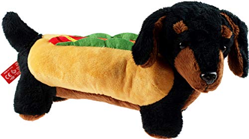 GOSH! DESIGNS Hot Dog Plüschtier Dackel, weich, 28 cm von Gosh! Designs