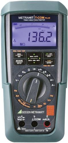 Gossen Metrawatt METRAHIT T Com plus Hand-Multimeter kalibriert (DAkkS-akkreditiertes Labor) digital von Gossen Metrawatt