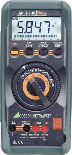 Gossen Metrawatt METRAHIT WORLD Hand-Multimeter kalibriert (DAkkS-akkreditiertes Labor) digital CAT von Gossen Metrawatt