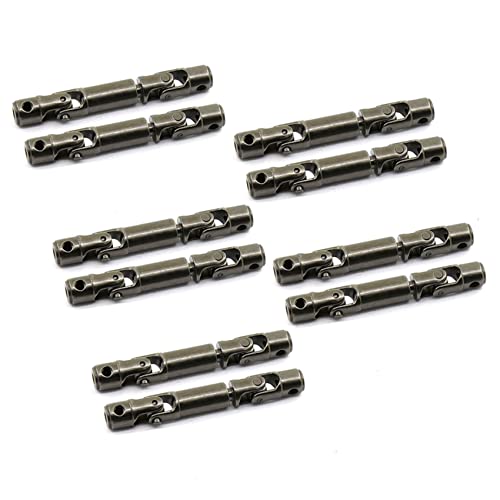 Gotoger 10PCS Upgrade Metallantriebswelle für 1/16 B14 B14K B16 B16K MN90 MN90K MN91 RC Autoteile Crawler Truck, von Gotoger