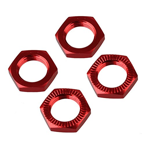 Goufride 17Mm Upgrade Rad Sechskantmutter Abdeckung N10177 für RC 1: 8 Modellauto, Rot Goufride 17Mm Upgrade Rad Sechskantmutter Abdeckung N10177 für RC 1: 8 Modellauto, Rot von Goufride