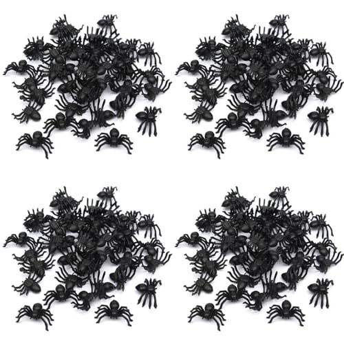 Goufride 200X Kunststoff Schwarz Spinne Trick Spielzeug Halloween Spukhaus Prop Goufride 200X Kunststoff Schwarz Spinne Trick Spielzeug Halloween Spukhaus Prop von Goufride