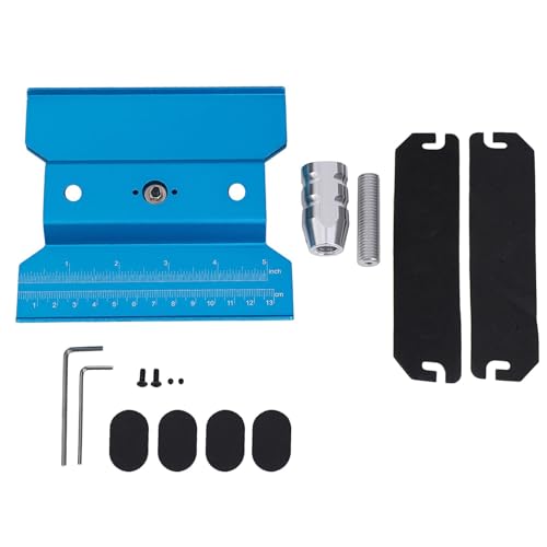 Goufride Metall RC Auto Arbeitsplatz Arbeiten Stand Reparatur 360 Grad Drehung für 1/8 1/10 1/12 1/16 Modelle, Blau von Goufride