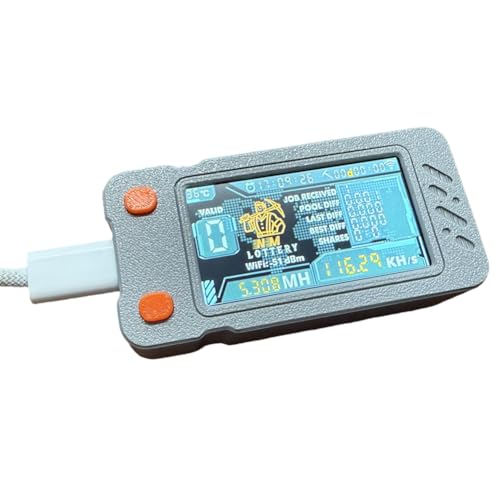 Goufride Verbesserter Nerdminer Miner 117KH/S mit Farbbildschirm Mini Bitcoin BTC Miner BTC Solo Lotterie Mining Miner Nerd Miner Goufride Verbesserter Nerdminer Miner 117KH/S mit Farbbildschirm Mini Bitcoin BTC Miner BTC Solo Lotterie Mining Miner Nerd Miner von Goufride