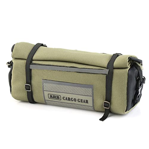 Goufride wasserdichte Tasche Aufbewahrungstasche Dachtasche GepäCktasche LagerausrüStung für 1/10 RC Raupenauto AXIAL SCX10 TRX4,GrüN von Goufride