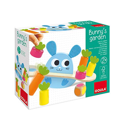 GOULA 455246 Bunny's Garden Lernspiel für Kinder, bunt, S von Goula