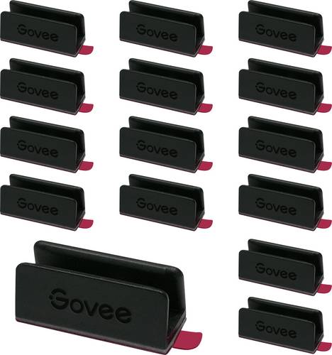 Govee H10D1001 Neon Rope Light 2 Bracket  - 20 pcs- Black Halteklammer Kunststoff 20St. von Govee