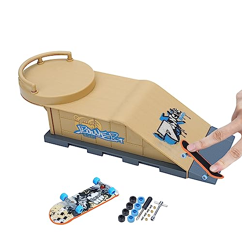 Mini Skateboards Ramp Finger Skateboard Ramp Fingerspielzeug Skateboard Set Mini Finger Skateboards Finger Skate Boarding Kinder Finger Training Finger Skateboards Fingerboards Geschenk für Kinder von Gr8ware