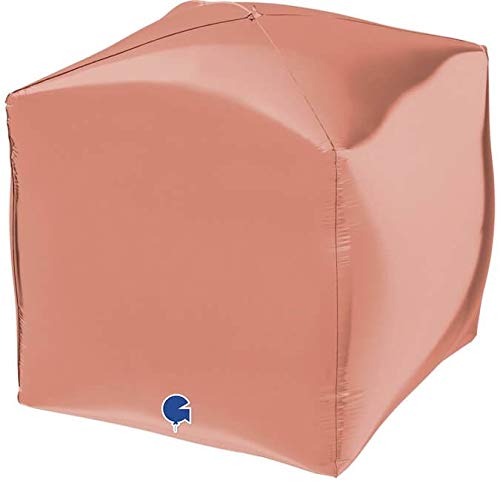 Globo Cubo 38cm Oro Rosa von Grabo