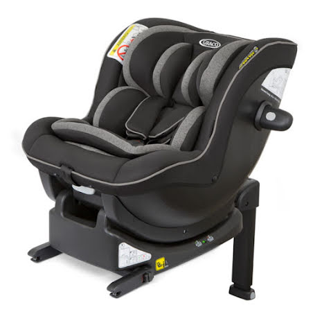 Graco Ascent i-Size Kindersitz inkl. ISO Family Base i-Size 2, Black von Graco