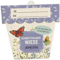 Schmetterlingswiese Saatmischung in Geschenkverpackung von Grätz Verlag GmbH