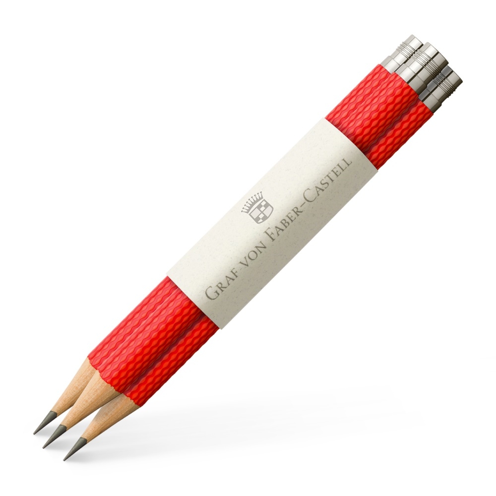 Graf von Faber-Castell Bleistifte für den Perfekten Bleistift India Red 3 Stk. Graf von Faber-Castell Bleistifte für den Perfekten Bleistift India Red 3 Stk. von Graf von Faber-Castell