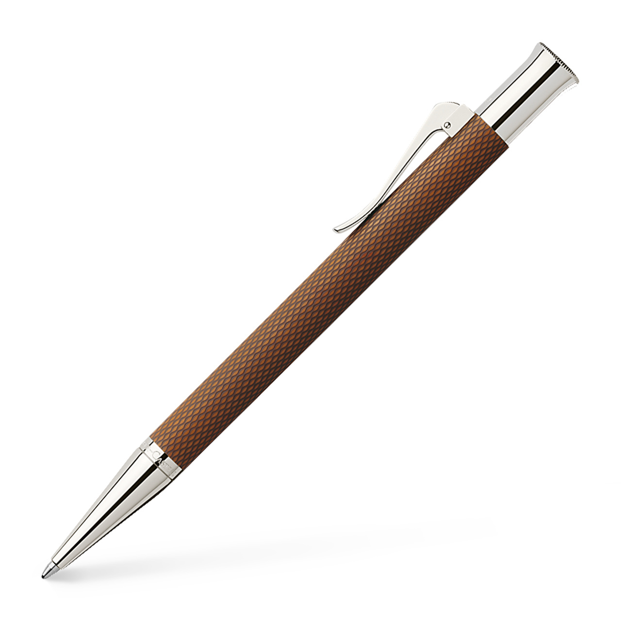 Graf von Faber-Castell Kugelschreiber Guilloche Cognac von Graf von Faber-Castell