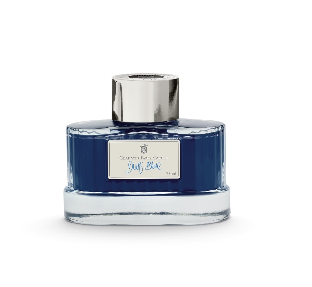 Graf von Faber-Castell Tintenfass 75ml Gulf Blue von Graf von Faber-Castell