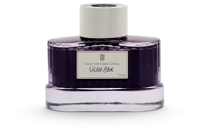 Graf von Faber-Castell Tintenfass 75ml Violet Blau von Graf von Faber-Castell