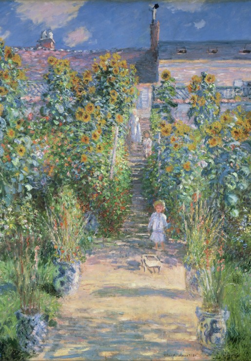 Grafika Kids Claude Monet - Garten des Künstlers in Vétheuil, 1880 12 Teile Puzzle Grafika-F-31060 von Grafika Kids