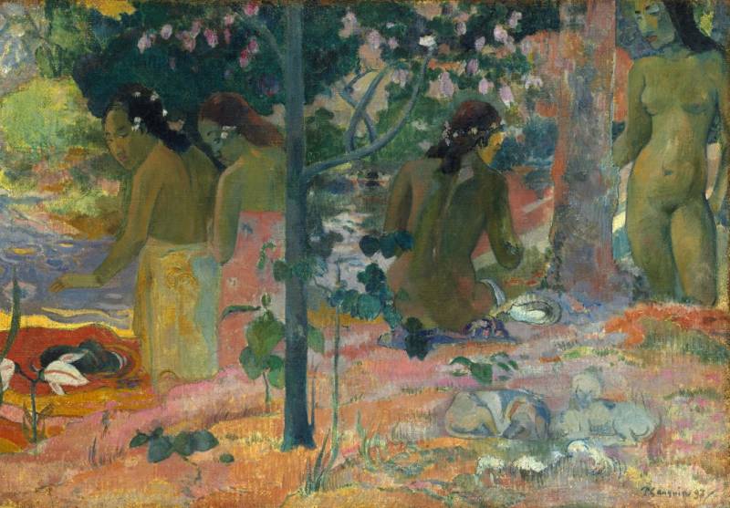 Grafika Kids Paul Gauguin : The Bathers, 1897 12 Teile Puzzle Grafika-F-31180 von Grafika Kids