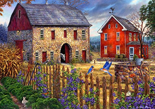 Grafika - Chuck Pinson, The Bluebirds' Song - 2000 Teile Puzzle - Bauernhof und Idyllische Landschaft auf dem Land - Puzzle für Erwachsene Grafika - Chuck Pinson, The Bluebirds' Song - 2000 Teile Puzzle - Bauernhof und Idyllische Landschaft auf dem Land - Puzzle für Erwachsene von Grafika