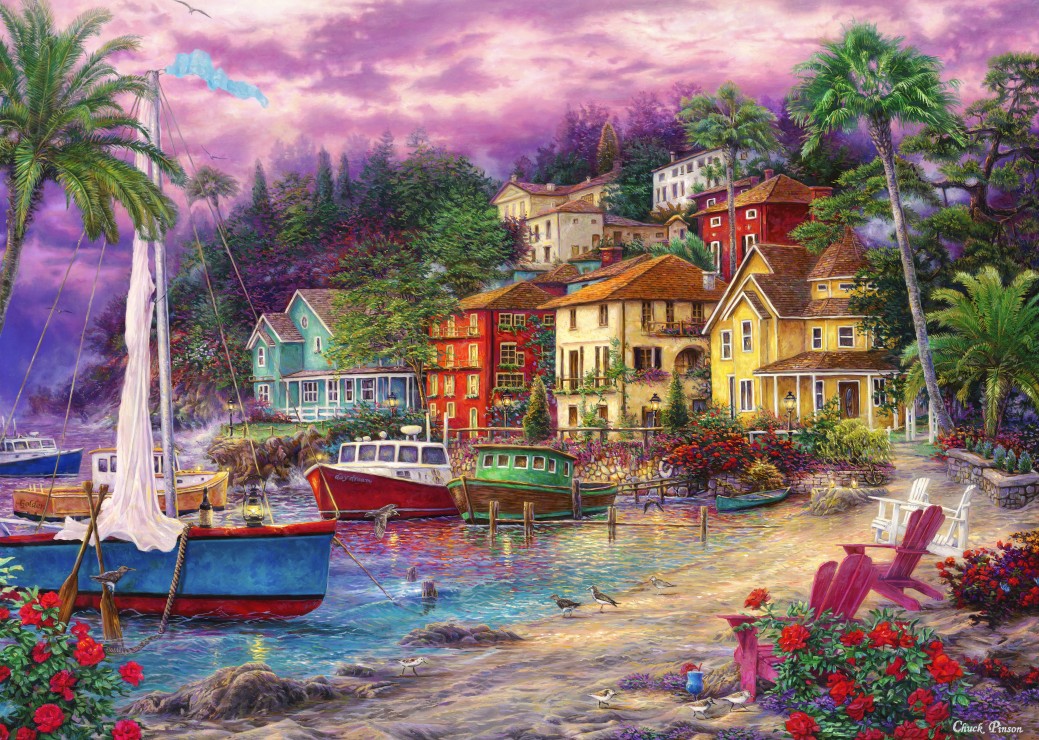 Grafika Chuck Pinson - On Golden Shores 500 Teile Puzzle Grafika-F-32299 von Grafika