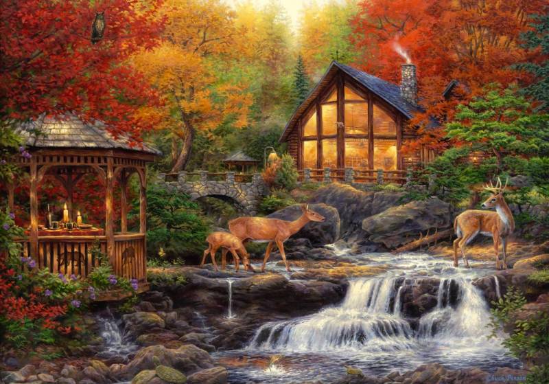 Grafika Chuck Pinson - The Colors of Life 1000 Teile Puzzle Grafika-F-33209 von Grafika