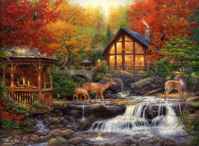 Grafika Chuck Pinson - The Colors of Life 2000 Teile Puzzle Grafika-F-30762 von Grafika